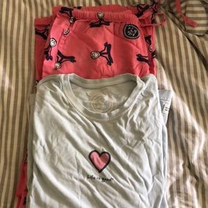 Life is Good loungewear/sleepwear set